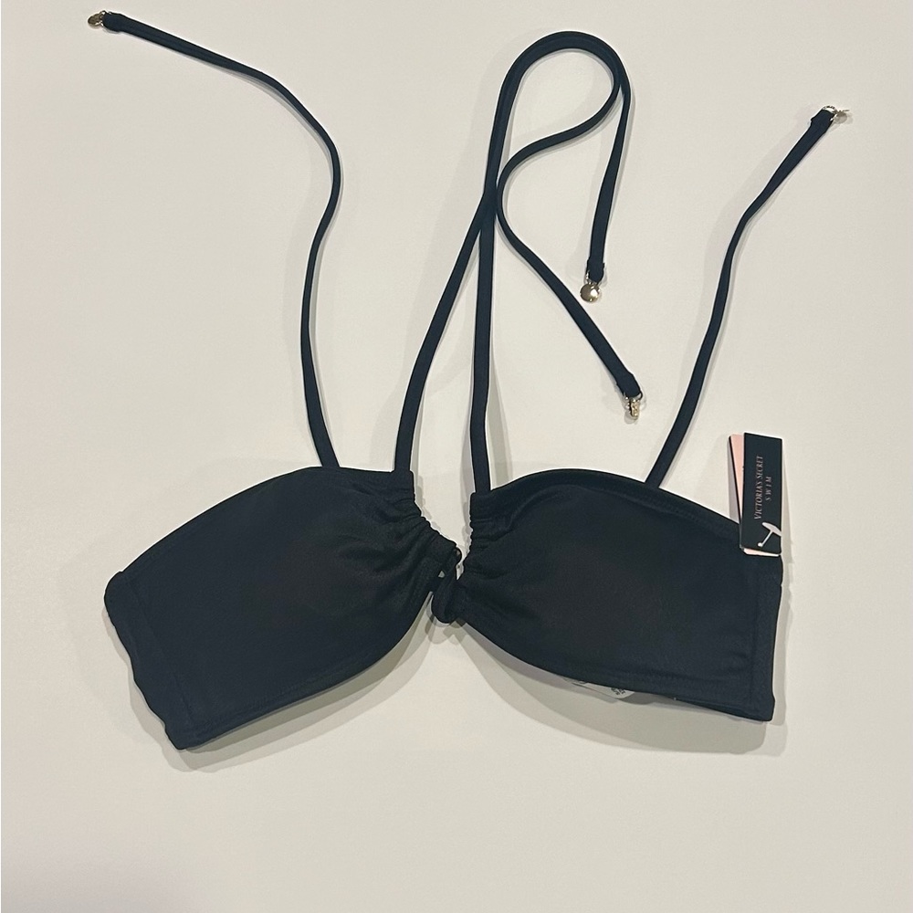 Victoria’s Secret Swim Multiway Black Bikini Top NWT